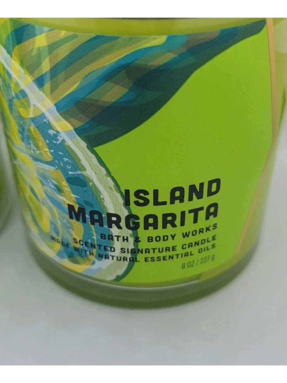 Bath & Body Works Island Margarita Scented Candle with Essential Oils Brand New